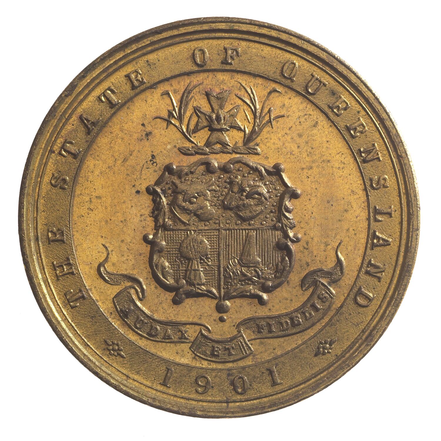 Medal Federation of Australian Commonwealth, Queensland, Australia, 1901
