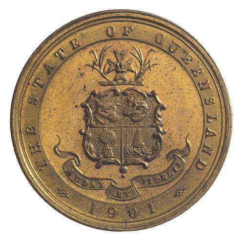 Medal - Australian Commonwealth, Queensland, 1901 AD