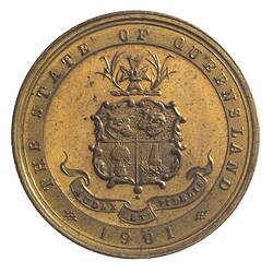 Medal - Federation of Australian Commonwealth, Queensland, Australia, 1901
