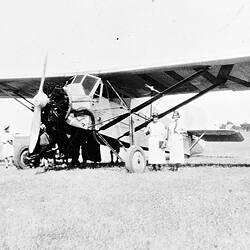 Negative - LASCO Lascoter Aeroplane, Sea Lake, Victoria, 1937