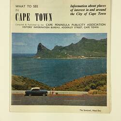 HT 54691, Map - 'What To See in Cape Town', 1959 (MIGRATION), Document, Registered