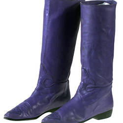 Boots - Maud Frizon, Purple Leather
