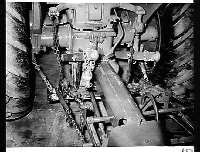 FORDSON DIESEL AND POWER MOWER: JULY 1954