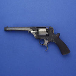 Revolver facing left.