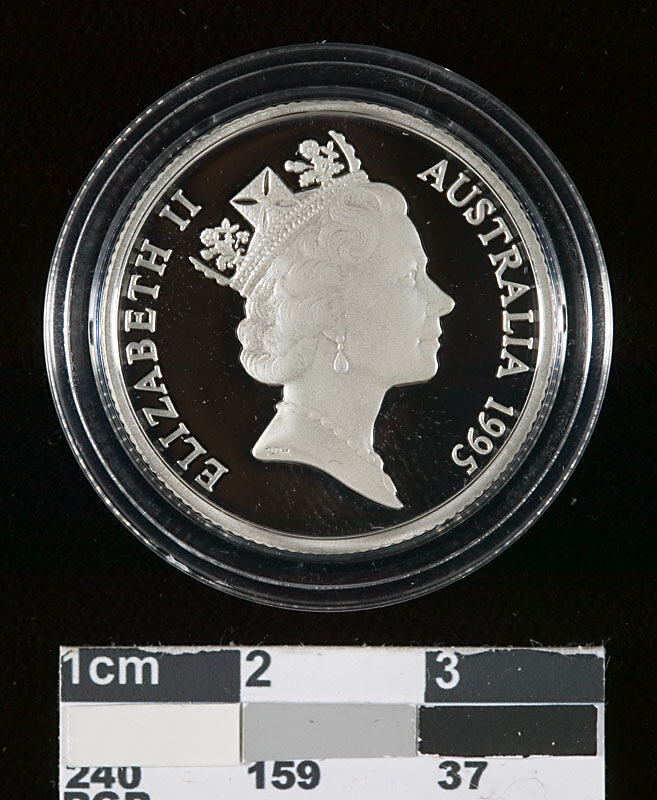 Proof Coin 1 Dollar, Waltzing Matilda Commemorative, Australia, 1995