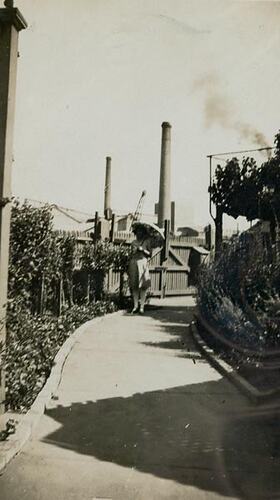 Engineer's Residence, Back Garden Path, Spotswood Pumping Station, Victoria, circa 1940