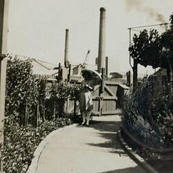 Photograph - Engineer's Residence, Back Garden Path, Spotswood Pumping Station, Victoria, circa 1940