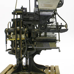Typesetting Machine - Mergenthaler Linotype Model 1 Line Casting, 1896