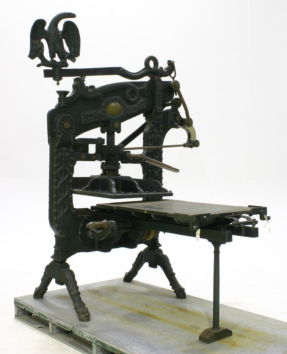 Printing Press - Clymer Dixon & Co., Columbian, 1851