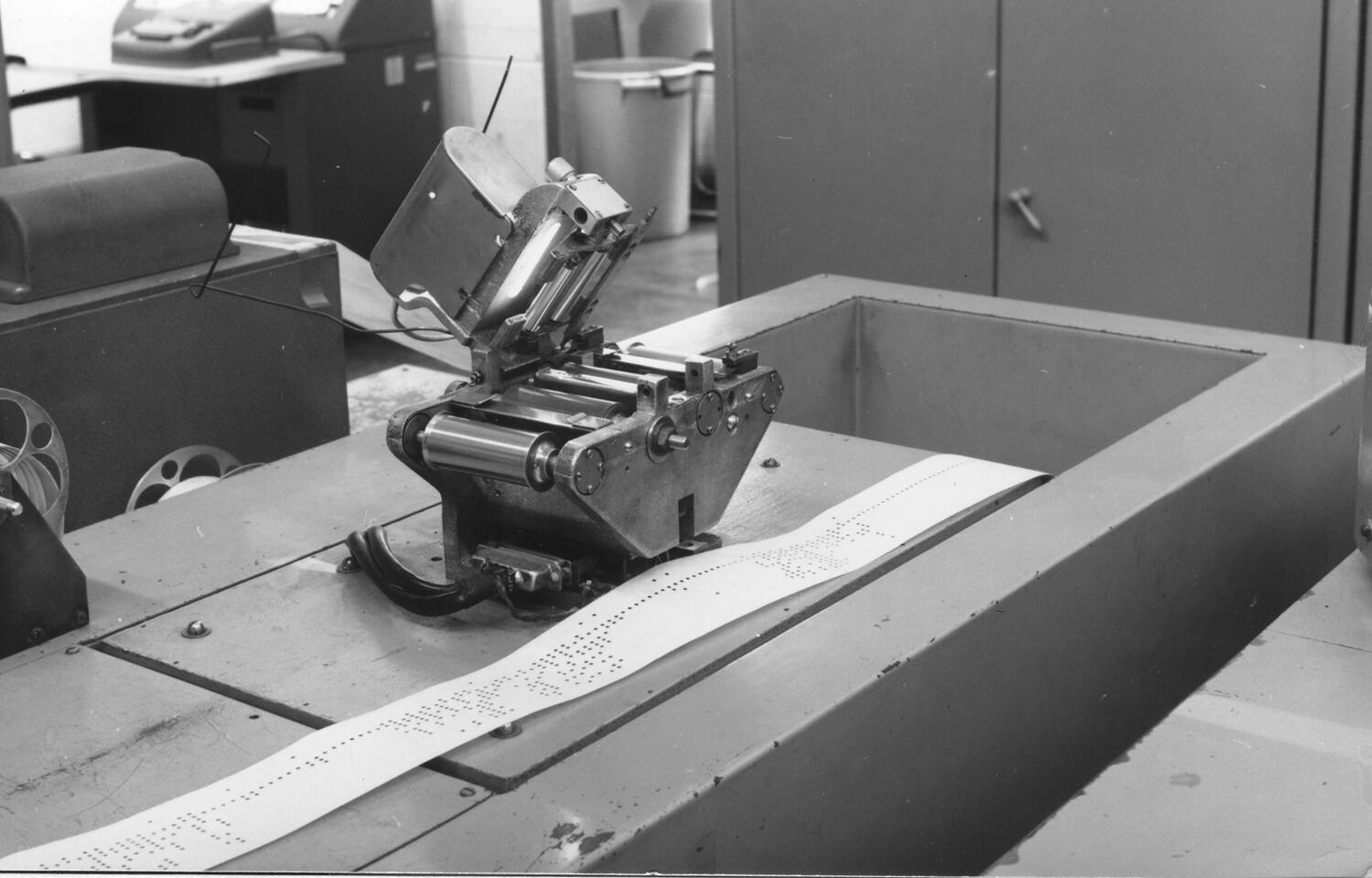 Photograph CSIRAC Computer, 12 hole Paper Tape Reader, circa 1964