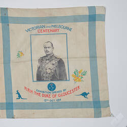 Handkerchief - Victorian & Melbourne Centenary, 1934