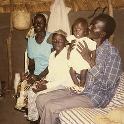 Digital Image - Bul Bulkoch & Family, Nimule, Southern Sudan, 1993