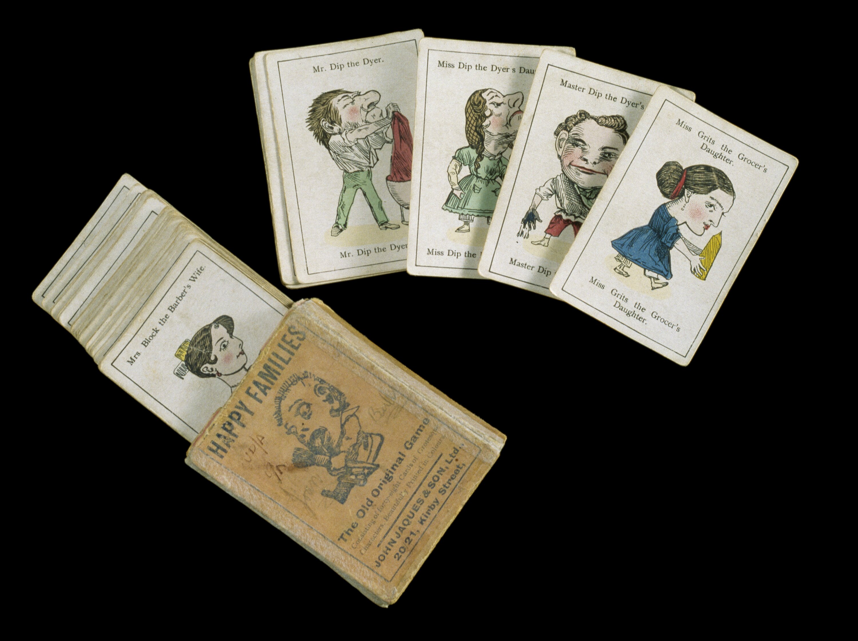 JAQUES ORIGINAL HAPPY FAMILIES 1851 ORIGINAL DRAWINGS GIBSON GAMES NEW 