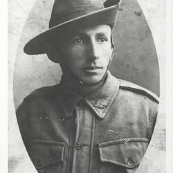 Photograph - Corporal Gilbert Wilson in Uniform, World War I, 6 May 1915