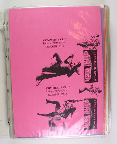 Scrapbook - Girl Bar Promotions, 1991-2000