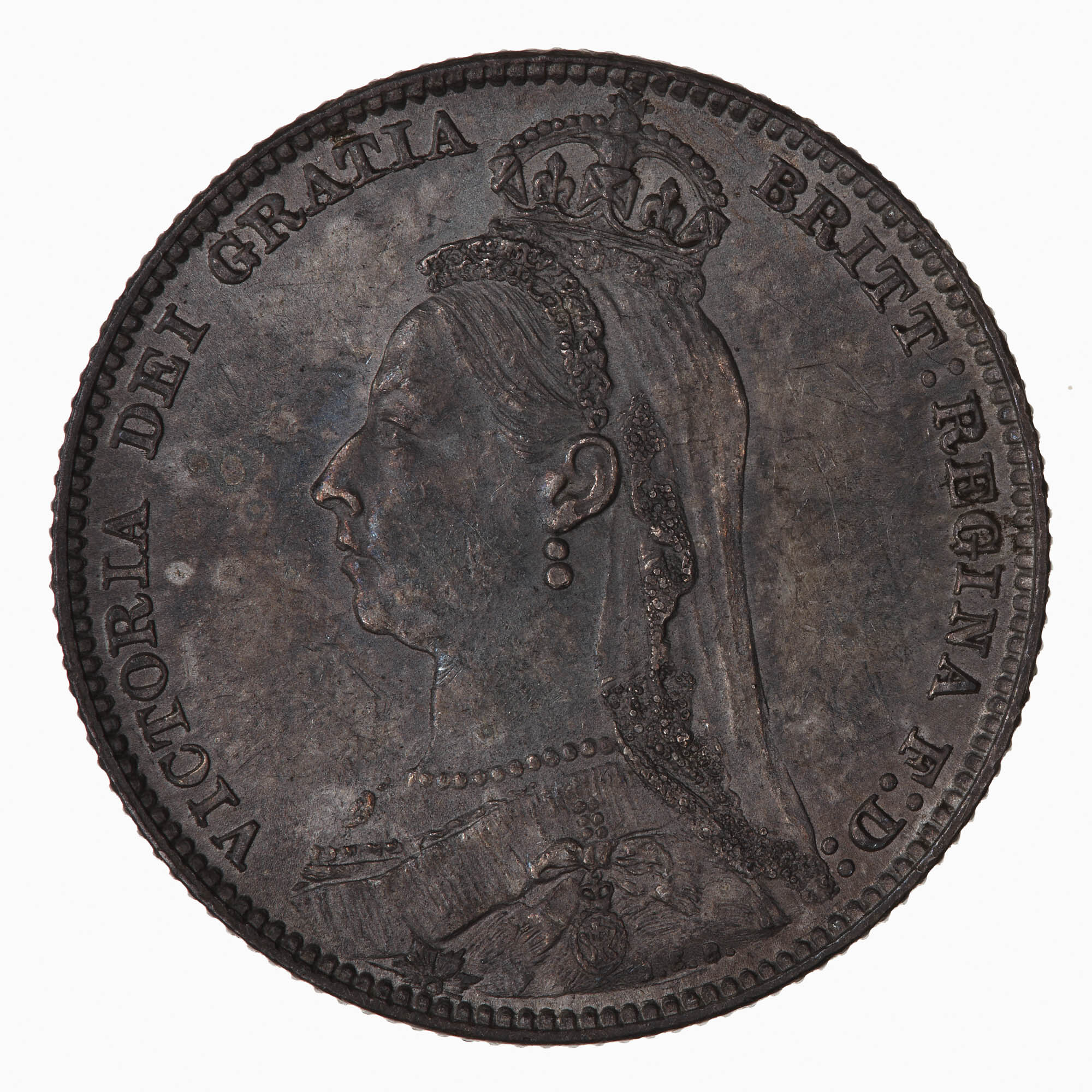 【coins victoria】 Coin - Shilling, Queen Victoria, Great Britain, 1890