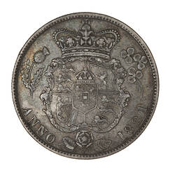 Coin - Halfcrown, George IV, Great Britain, 1821 (Reverse)