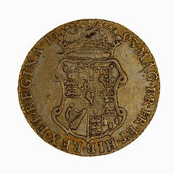 Coin - Guinea, William and Mary, Great Britain, 1693 (Reverse)