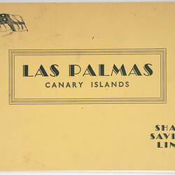 Booklet - Shaw Savill Line - Las Palmas