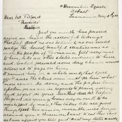 Letter - Copping to Telford, Phar Lap's Death, 05 May 1932