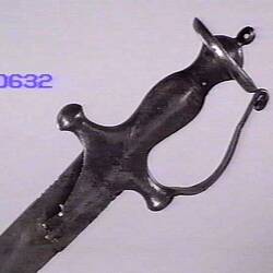 Detail of sword handle.