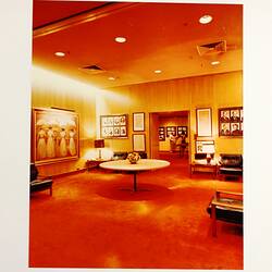 Photograph - Completed Centennial Hall, Ante-room to Trustees' Board Room, Exhibition Building, Melbourne, 1983