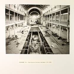 Photograph - Programme '84, Timber Floor Replacement in the Great Hall, Royal Exhibition Buildings, 17 Sep 1984
