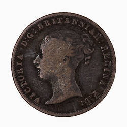 Coin - Groat, Queen Victoria, Great Britain, 1842 (Obverse)