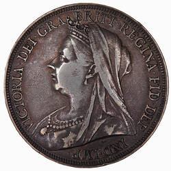 Coin - Crown, Queen Victoria, Great Britain, 1896 (Obverse)