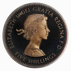 Proof Coin - Crown, Elizabeth II, Great Britain, 1960 (Obverse)