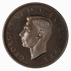 Proof Coin - Shilling, George VI, Great Britain, 1949 (Obverse)