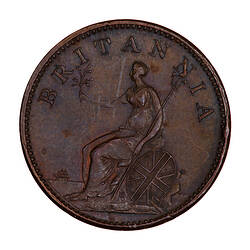 Coin - Farthing, George III, Great Britain, 1806 (Reverse)