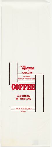 Plastic Bag - Mocopan, Coffee Catering Pack, 1950s-1970s