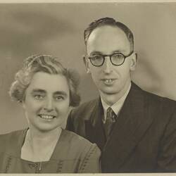 George & Gertie Palmer, England, circa 1947