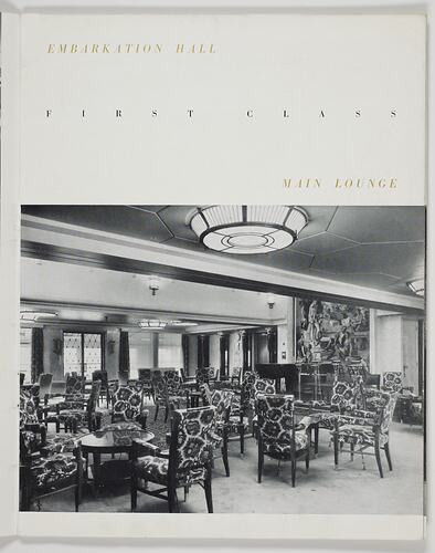 Booklet - SS Flandre,  Compagnie Generale Transatlantique, circa 1950s-1960s