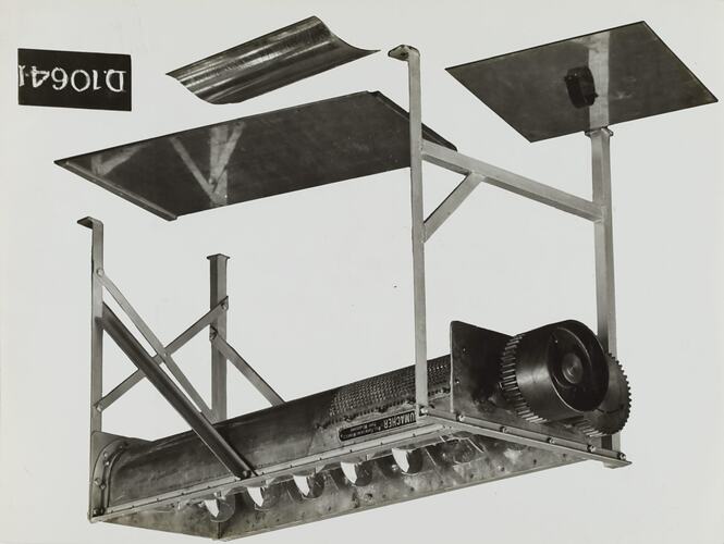 Photograph - Schumacher Mill Furnishing Works, Machinery Components, Port Melbourne, Victoria, circa 1940s