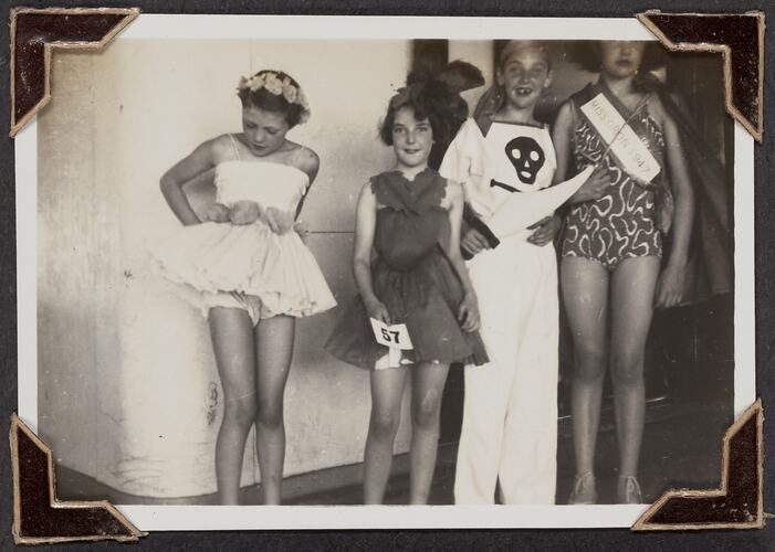 Children's Fancy Dress Party, Palmer Family Migrant Voyage, England to Australia, 1947