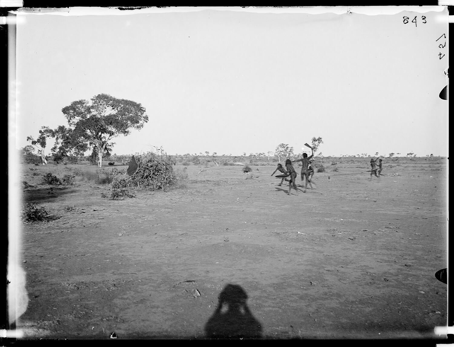 Glass plate. Warumungu. Tennant Creek, Central Australia, Northern ...