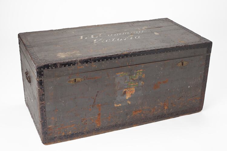 Trunk - Travelling, Zinc Lined, circa 1880s