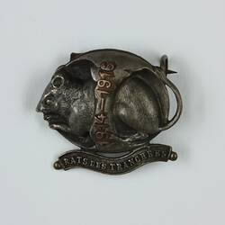Badge - 'Rats des Tranchees 1914-1916'