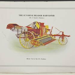 Catalogue - H.V. McKay, Stripper Harvester, circa 1925