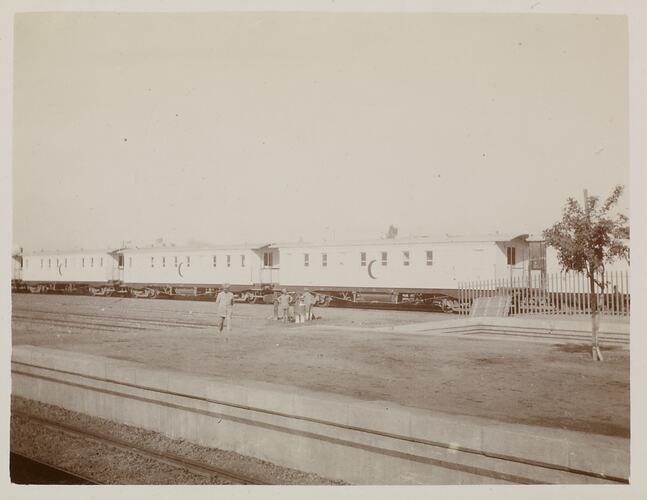 Hospital Train', Egypt, Captain Edward Albert McKenna, World War I, 1914-1915
