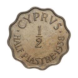 Proof Coin - 1/2 Piastre, Cyprus, 1938