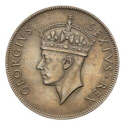 Coin - 1 Shilling, British East Africa, 1948