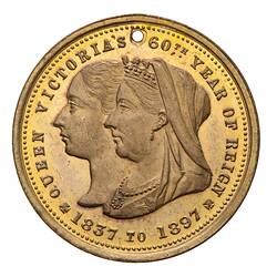Medal - Queen Victoria Diamond Jubilee, Fiji, 1897
