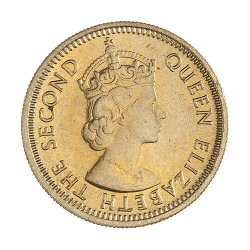 Coin - 5 Cents, Hong Kong, 1971