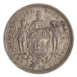 Coin - 1 Ackey, Gold Coast, 1818