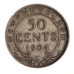 Coin - 50 Cents, Newfoundland, 1904