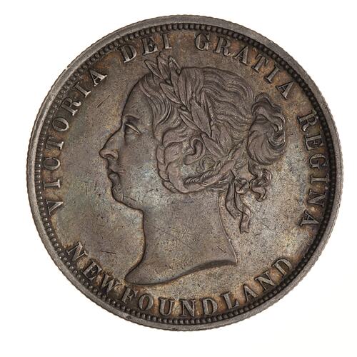 Coin - 50 Cents, Newfoundland, 1882