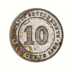 Coin - 10 Cents, Straits Settlements, 1903